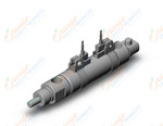 SMC NCDMC075-0100-M9PWVL ncm, air cylinder, ROUND BODY CYLINDER