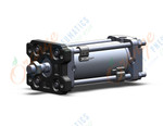 SMC CDBA2F63-100-HL-M9BL end lock cylinder, TIE ROD CYLINDER