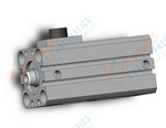 SMC CDBQ2B20-20DC-RN-M9BAL cyl, compact, locking, sw capable, COMPACT CYLINDER