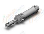 SMC CDM2U32-50JZ-W cylinder, air, ROUND BODY CYLINDER