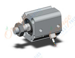 SMC CDQ2B25-10DMZ-M9BWVS compact cylinder, cq2-z, COMPACT CYLINDER