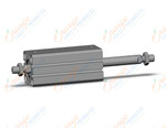 SMC CDQSWB20-45DM cyl, compact, dbl rod, COMPACT CYLINDER