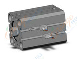 SMC CDQSXB25-25D-M9PVSAPC cyl, microspeed, dbl acting, COMPACT CYLINDER