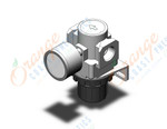 SMC AR25-03BG-1R-A regulator, REGULATOR, MODULAR F.R.L.