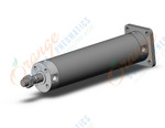 SMC CDG1YG63-200Z cg1, air cylinder, ROUND BODY CYLINDER
