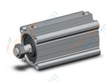 SMC CDQ2A63-100DCMZ-A93LS compact cylinder, cq2-z, COMPACT CYLINDER