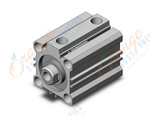 SMC CDQ2XB32-25D-M9BL cyl, low speed, dbl acting, COMPACT CYLINDER