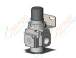 SMC AR25-N03B-RYZ-B regulator, REGULATOR, MODULAR F.R.L.