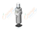 SMC AW40-03C-R-B filter/regulator, FILTER/REGULATOR, MODULAR F.R.L.