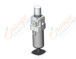 SMC AW40-N03D-NZ-B filter/regulator, FILTER/REGULATOR, MODULAR F.R.L.