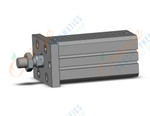 SMC CDQSF25-50DM cylinder, compact, COMPACT CYLINDER