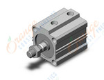 SMC MQQTB40TN-30DM cyl, metal seal, low friction, LOW FRICTION CYLINDER
