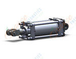 SMC CDA2C80TN-125Z-W air cylinder, tie rod, TIE ROD CYLINDER