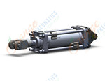 SMC CDA2D50-100Z-W-M9BSBPC air cylinder, tie rod, TIE ROD CYLINDER