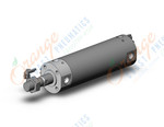 SMC CDG1BA40-75Z-XC13B cg1, air cylinder, ROUND BODY CYLINDER