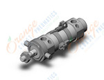 SMC CDM2U32TN-25AZ-M9NSAPC cylinder, air, ROUND BODY CYLINDER