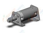 SMC CG1LA40-25Z cg1, air cylinder, ROUND BODY CYLINDER