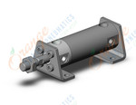 SMC CG1LN25TN-25Z cg1, air cylinder, ROUND BODY CYLINDER