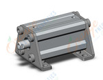 SMC CQ2L20-45DC compact cylinder, cq2, COMPACT CYLINDER