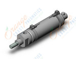 SMC NCDMC150-0300-M9PZ ncm, air cylinder, ROUND BODY CYLINDER