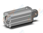 SMC NCDQ8C075-062S compact cylinder, ncq8, COMPACT CYLINDER