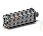 SMC NCDQ8C106-200S compact cylinder, ncq8, COMPACT CYLINDER