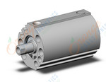 SMC NCDQ8E056-025T compact cylinder, ncq8, COMPACT CYLINDER