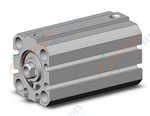 SMC NCDQ8M075-050S compact cylinder, ncq8, COMPACT CYLINDER