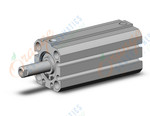 SMC NCDQ8N075-075T compact cylinder, ncq8, COMPACT CYLINDER