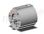 SMC NCQ8M056-025S compact cylinder, ncq8, COMPACT CYLINDER