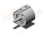 SMC NCQ8N056-025M compact cylinder, ncq8, COMPACT CYLINDER