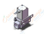 SMC VXZ243GABXB pilot op 2 port solenoid valve, (n.c.), 2 PORT VALVE