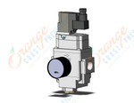 SMC AV3000-03GS-5DB-A soft start-up valve, VALVE, SOFT START