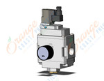 SMC AV4000-04GS-5DZB-A soft start-up valve, VALVE, SOFT START