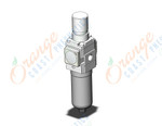 SMC AW20-F01CE-B filter/regulator, FILTER/REGULATOR, MODULAR F.R.L.