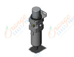 SMC AW40-F03BD-6-A filter/regulator, FILTER/REGULATOR, MODULAR F.R.L.