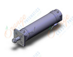 SMC CDBG1FA80-250-HN-K59 cbg1, end lock cylinder, ROUND BODY CYLINDER