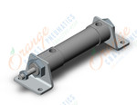 SMC MQMLL20-30D cylinder, low friction, LOW FRICTION CYLINDER