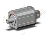 SMC NCDQ8C200-100T compact cylinder, ncq8, COMPACT CYLINDER