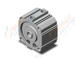 SMC NCDQ8E300-025C compact cylinder, ncq8, COMPACT CYLINDER