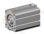 SMC NCDQ8M106-075S compact cylinder, ncq8, COMPACT CYLINDER