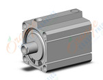 SMC NCDQ8M250-075T compact cylinder, ncq8, COMPACT CYLINDER