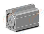 SMC NCDQ8M250-125S compact cylinder, ncq8, COMPACT CYLINDER