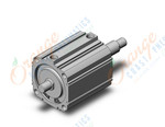 SMC NCDQ8WN300-200M compact cylinder, ncq8, COMPACT CYLINDER