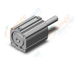 SMC NCQ8WB300-350 compact cylinder, ncq8, COMPACT CYLINDER