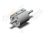 SMC NCQ8WE056-037M compact cylinder, ncq8, COMPACT CYLINDER