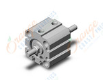 SMC NCQ8WN075-037M compact cylinder, ncq8, COMPACT CYLINDER