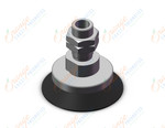 SMC ZP3E-T50UMS-AL14 vertical vacuum inlet w/adapter, VACUUM PAD, ZP, ZP2, ZP3