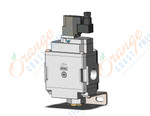 SMC AV4000-N04BS-5DB-RZ-A soft start-up valve, VALVE, SOFT START