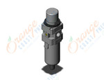 SMC AW40-F04DH-1-A filter/regulator, FILTER/REGULATOR, MODULAR F.R.L.